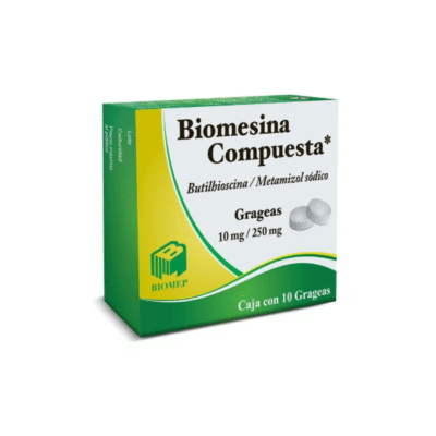 Biomecina Compuesta – Hioscina / Metamizol Sódico 10 mg / 250 mg