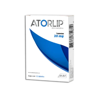 Atorlip 20mg tabletas (atorvastatina 20mg)