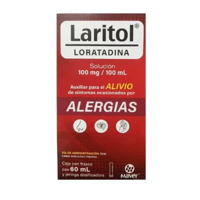 Laritol solución (loratadina 100mg/100ml)