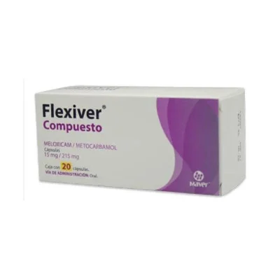 Flexiver Compuesto cápsulas (meloxicam/metocarbamol 15/215mg)